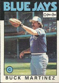 1986 O-Pee-Chee Baseball Cards 363     Buck Martinez